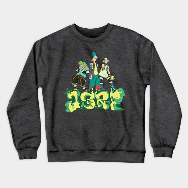 JSRF Trio Crewneck Sweatshirt by Hurricanaan